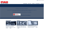 Desktop Screenshot of piad.de