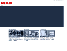 Tablet Screenshot of piad.de